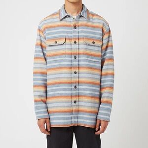Pendleton Driftwood Shirt - Blue Stripe